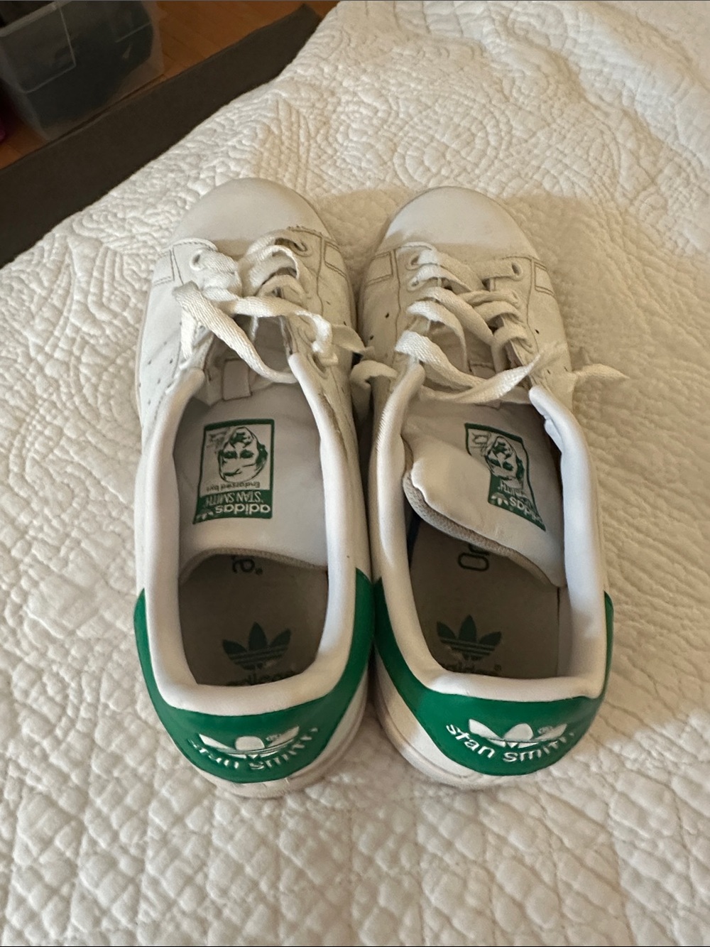 adidas women’s Stan Smith White Sneakers